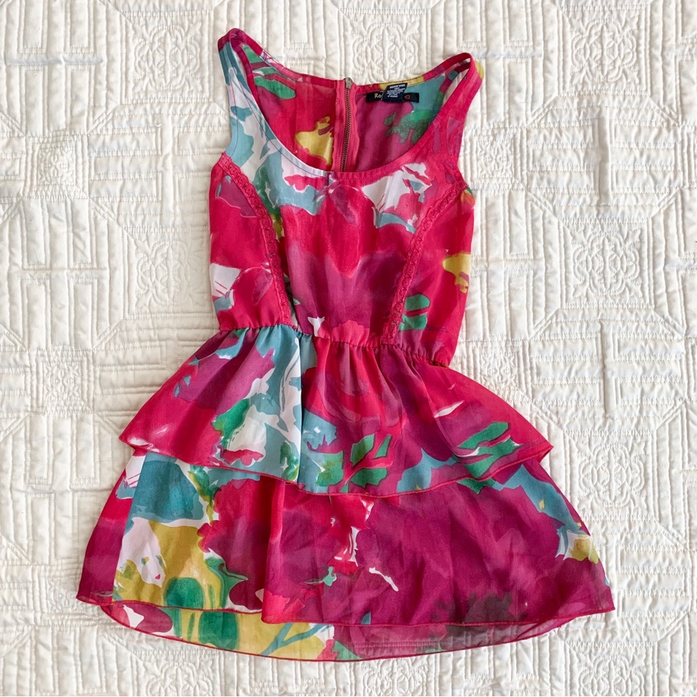 Royal Love Watercolor Floral Tunic Tank